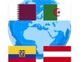 Xogo Quiz de bandeira en liña