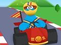 Xogo 123 Sesame Street: Cookie Kart Racing en liña