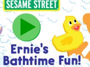 Xogo 123 Sesame Street: Ernie's Bathtime Fun en liña