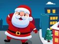 Xogo Papá Noel corre polas rúas da cidade  en liña