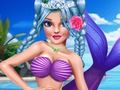 Xogo Princesa Mermaid Estilo de maquillaxe  en liña