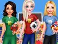 Xogo BFF Princess Vote for Football 2018 en liña