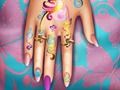 Xogo Vida real: manicura de flores  en liña