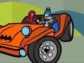 Xogo Libro para colorear de coches de superheroes  en liña
