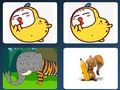 Xogo Animais divertidos: para a memoria  en liña
