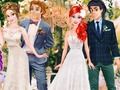 Xogo Princesas: boda dobre boho  en liña