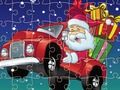 Xogo Rompecabezas de vehículos de Nadal  en liña