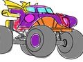 Xogo Libro para colorear Monster Truck  en liña