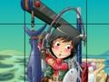 Xogo Pescador puzzle deslizante  en liña