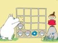 Xogo Moomins: catro seguidos  en liña
