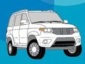 Xogo Libro para colorear de coches rusos  en liña