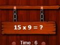 Xogo Desafío matemático de multiplicación  en liña