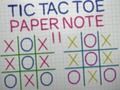 Xogo Tic tac de toe papel Note II en liña