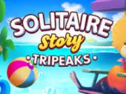 Xogo Solitario en historia Tripeaks  en liña