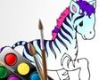 Xogo Libro para colorear animais divertidos  en liña