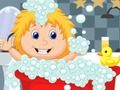 Xogo Jigsaw Baby Bath  en liña