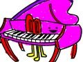 Xogo De volta ao cole: Libro para colorear de instrumentos musicais  en liña