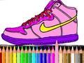 Xogo De volta á escola: colorante de zapatos  en liña