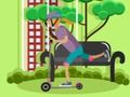 Xogo Paseo en scooter eléctrico  en liña