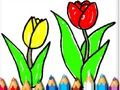 Xogo Volver á escola: Libro para colorear do tempo de primavera  en liña