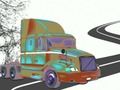 Xogo Volvo para colorear camións  en liña