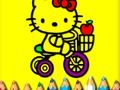 Xogo De volta á escola: Coloring Kitty Sweet  en liña