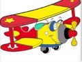 Xogo Libro para colorear Avión 2  en liña