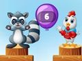 Xogo División de globos da selva  en liña