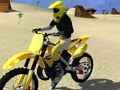 Xogo Motocross na praia saltando en bicicleta  en liña