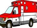 Xogo Páxinas para colorear de Camións de Ambulancia  en liña