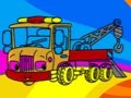 Xogo Libro para colorear de grúas  en liña