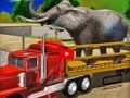 Xogo Transporte de camións simuladores de animais 2020 en liña
