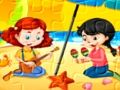 Xogo Puzzle de praia  en liña