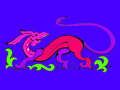 Xogo Dragóns chineses para colorear  en liña