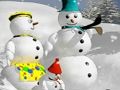 Xogo Tempo en familia de boneco de neve  en liña