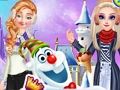 Xogo Princesas e estilo de inverno de Olaf  en liña