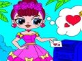 Xogo Popsy sorpresa para colorear o día de San Valentín  en liña