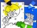 Xogo Colorear Alfie O home lobo  en liña