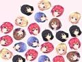 Xogo Nenas de bólas de amor anime en liña