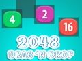 Xogo 2048 arrastra e solta  en liña