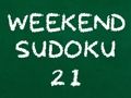 Xogo Sudoku 21 de fin de semana  en liña