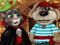 Xogo Talking Tom And Angela Party de Halloween  en liña