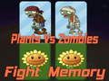 Xogo Plants vs Zombies loitan pola memoria en liña