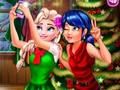 Xogo Selfie de Nadal de Maruxiña e Elsa  en liña