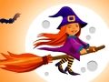 Xogo Bonito rompecabezas de bruxas de Halloween  en liña