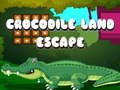 Xogo Escape de terra de crocodilo en liña