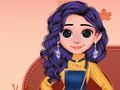 Xogo Sesión de moda de outono violeta  en liña