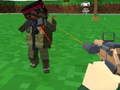 Xogo Blocky Zombie e tiro de vehículos  en liña