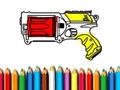 Xogo De volta ao cole: libro para colorear Nerf  en liña