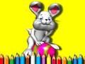 Xogo Volta ao cole: libro para colorear de Pascua  en liña